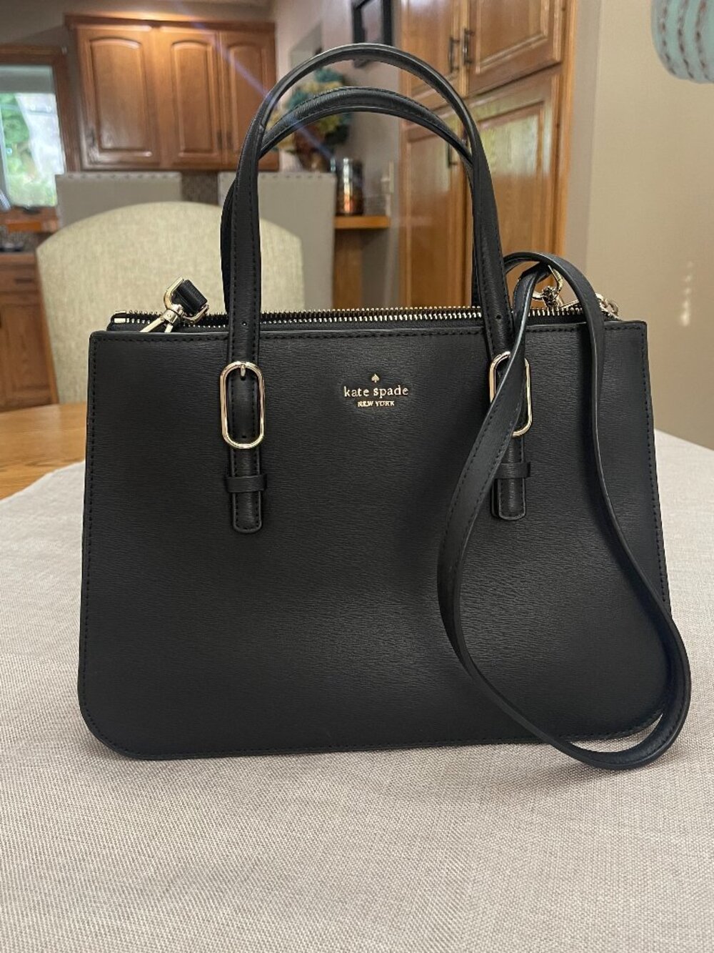 Kate Spade Satchel Crossbody Bag - Black